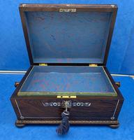 William IV Rosewood Sarcophagus Box with Inlay (8 of 13) William IV Rosewood Sarcophagus Box with Inlay (8 of 13)