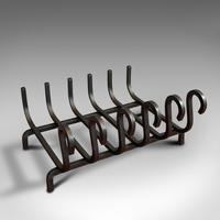 Antique Fireside Set, English, Fire Basket, Andirons, Back, Victorian c.1900 (10 of 12) Antique Fireside Set, English, Fire Basket, Andirons, Back, Victorian c.1900 (10 of 12)