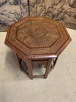Early 20th Century Brass Inlaid Hoshiarpur Table (2 of 7) Early 20th Century Brass Inlaid Hoshiarpur Table (2 of 7)