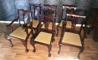 Set of six Edwardian Mahogany Dining Chairs (2 of 11) Set of six Edwardian Mahogany Dining Chairs (2 of 11)