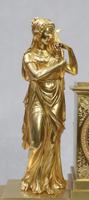 French Bronze Gilt Romanesque Empire Style Mantel Clock by Cailly Aine (3 of 12) French Bronze Gilt Romanesque Empire Style Mantel Clock by Cailly Aine (3 of 12)