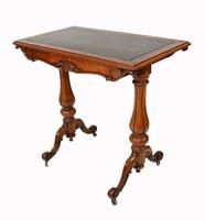 Victorian Writing Table Walnut Tulip Leg Desk c.1880 (10 of 10) Victorian Writing Table Walnut Tulip Leg Desk c.1880 (10 of 10)