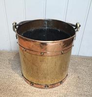 Late 19th Century Brass & Copper Bucket (7 of 9) Late 19th Century Brass & Copper Bucket (7 of 9)