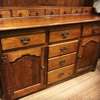 Oak open rack dresser with cupboard and draw base (12 of 14) Oak open rack dresser with cupboard and draw base (12 of 14)