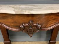 Victorian Mahogany Marble Topped Console Table (11 of 11) Victorian Mahogany Marble Topped Console Table (11 of 11)