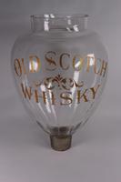 Large Victorian Glass "Old Scotch Whisky" Flask (2 of 4) Large Victorian Glass "Old Scotch Whisky" Flask (2 of 4)