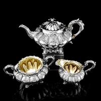 Magnificent Georgian Solid Silver Tea Set / Service 3 Piece Set - Barnard 1835 (5 of 29) Magnificent Georgian Solid Silver Tea Set / Service 3 Piece Set - Barnard 1835 (5 of 29)