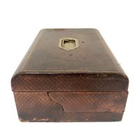 Antique Victorian Leather Writing Document Box (5 of 19) Antique Victorian Leather Writing Document Box (5 of 19)