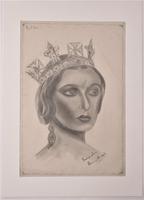 Large original autographed drawing, Anna Neagle as Queen Victoria, 1937 (5 of 5) Large original autographed drawing, Anna Neagle as Queen Victoria, 1937 (5 of 5)