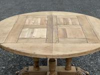 Large Round French Bleached Oak Farmhouse Table with Extensions (20 of 38) Large Round French Bleached Oak Farmhouse Table with Extensions (20 of 38)