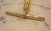 Antique Pocket Watch Chain 1890s Victorian Large 14ct Gold Filled Albert With T Bar (9 of 12) Antique Pocket Watch Chain 1890s Victorian Large 14ct Gold Filled Albert With T Bar (9 of 12)