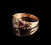 Victorian Ruby and Diamond Ring, Maltese Cross, 15ct Yellow Gold (8 of 12) Victorian Ruby and Diamond Ring, Maltese Cross, 15ct Yellow Gold (8 of 12)