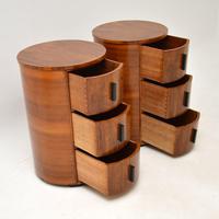 Pair of Art Deco Walnut Bedside Chests (4 of 13) Pair of Art Deco Walnut Bedside Chests (4 of 13)