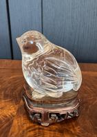 Chinese Rock Crystal Bird