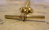 Antique Pocket Watch Chain 1870s Victorian Huge Brass Albert With T Bar & Fancy Mount (9 of 12) Antique Pocket Watch Chain 1870s Victorian Huge Brass Albert With T Bar & Fancy Mount (9 of 12)