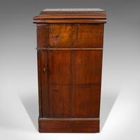 Tall Antique Side Cabinet, English, Mahogany, Bedside, Nightstand, Regency, 1820 (12 of 12) Tall Antique Side Cabinet, English, Mahogany, Bedside, Nightstand, Regency, 1820 (12 of 12)