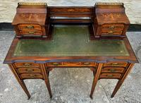Maple & Co - Stunning Edwardian Marquetry Rosewood Library Writing Table Desk (4 of 15) Maple & Co - Stunning Edwardian Marquetry Rosewood Library Writing Table Desk (4 of 15)