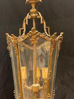 Pair of Decorative Triple Light French Antique Lanterns (7 of 9) Pair of Decorative Triple Light French Antique Lanterns (7 of 9)