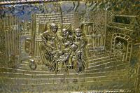 Large Victorian Tavern Scene Brass Fire Screen (2 of 4) Large Victorian Tavern Scene Brass Fire Screen (2 of 4)