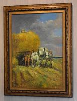 Oil Painting of Working Horses & Farmers (2 of 8) Oil Painting of Working Horses & Farmers (2 of 8)