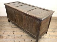 18th Century Oak Coffer with Three Panel Front (14 of 19) 18th Century Oak Coffer with Three Panel Front (14 of 19)