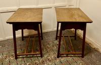 Pair of Arts & Crafts Elm Tables (3 of 8) Pair of Arts & Crafts Elm Tables (3 of 8)