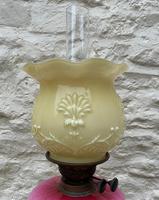 Tall 19thc Art-nouveau Primrose Yellow & Pink Twin Burning Duplex Table Oil Lamp (4 of 12) Tall 19thc Art-nouveau Primrose Yellow & Pink Twin Burning Duplex Table Oil Lamp (4 of 12)
