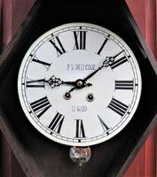 Wonderful 1880’s French Striking Oval Vineyard Wall Clock by Japy Frères. (2 of 8) Wonderful 1880’s French Striking Oval Vineyard Wall Clock by Japy Frères. (2 of 8)