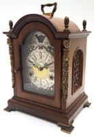 Fine Dutch Walnut Mantel Clock 8 Day Miniature Bracket Clock with Moon Roller (4 of 9) Fine Dutch Walnut Mantel Clock 8 Day Miniature Bracket Clock with Moon Roller (4 of 9)