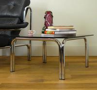 Pieff Kadia Chrome & Smoked Glass Side / Coffee Table (11 of 11) Pieff Kadia Chrome & Smoked Glass Side / Coffee Table (11 of 11)