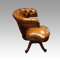 Victorian Leather Revolving Desk Chair (5 of 8) Victorian Leather Revolving Desk Chair (5 of 8)
