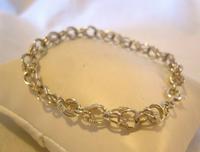 Vintage Silver Bracelet 1970s Wire Coil Links 7 1/4" Length (3 of 9) Vintage Silver Bracelet 1970s Wire Coil Links 7 1/4" Length (3 of 9)