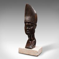 Antique Hand Carved Female Bust, African, Ebony, Ornamental Figure c.1900 (3 of 12) Antique Hand Carved Female Bust, African, Ebony, Ornamental Figure c.1900 (3 of 12)