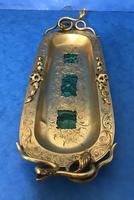Victorian Gilt Brass Malachite Stationary Desk Set (3 of 17) Victorian Gilt Brass Malachite Stationary Desk Set (3 of 17)
