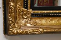 Rectangular Gilt and Black Rococo Wall Mirror (6 of 6) Rectangular Gilt and Black Rococo Wall Mirror (6 of 6)