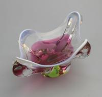 Good Retro Josef Hospodka Chribska Glassworks 'Rasberry' Bowl c.1960 (3 of 8) Good Retro Josef Hospodka Chribska Glassworks 'Rasberry' Bowl c.1960 (3 of 8)