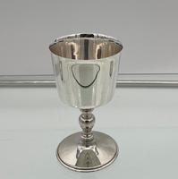 Modern Sterling Silver Suite Eight Wine Goblets Birmingham 1973 Barker Ellis Silver & Co (6 of 8) Modern Sterling Silver Suite Eight Wine Goblets Birmingham 1973 Barker Ellis Silver & Co (6 of 8)