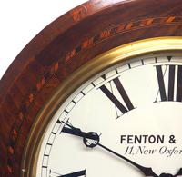 Antique Drop Dial Wall Clock - Walnut 8-Day Striking Wall Clock (8 of 12) Antique Drop Dial Wall Clock - Walnut 8-Day Striking Wall Clock (8 of 12)