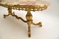 Antique French Style Brass & Onyx Coffee Table (7 of 9) Antique French Style Brass & Onyx Coffee Table (7 of 9)