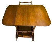 Vintage Mahogany Tea Trolley with Drop Down Flaps (5 of 7) Vintage Mahogany Tea Trolley with Drop Down Flaps (5 of 7)