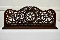 Adjustable Fretwork Mahogany Book Rest / Lutrin (3 of 7) Adjustable Fretwork Mahogany Book Rest / Lutrin (3 of 7)