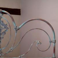 King Size Late Victorian Cast Iron Platform Bed (5 of 9) King Size Late Victorian Cast Iron Platform Bed (5 of 9)