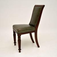 Antique Victorian Solid Mahogany & Leather Desk / Side Chair (3 of 10) Antique Victorian Solid Mahogany & Leather Desk / Side Chair (3 of 10)