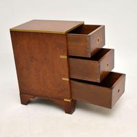 Burr Elm Military Campaign Style Side Chest (9 of 11) Burr Elm Military Campaign Style Side Chest (9 of 11)