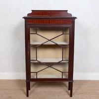 Glazed Bookcase Edwardian Astragal Display Cabinet Mahogany (11 of 11) Glazed Bookcase Edwardian Astragal Display Cabinet Mahogany (11 of 11)