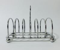 Large Antique Six Division Solid Silver Toast Rack (4 of 10) Large Antique Six Division Solid Silver Toast Rack (4 of 10)