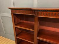 Edwardian Long Break Fronted Mahogany Open Bookcase (8 of 13) Edwardian Long Break Fronted Mahogany Open Bookcase (8 of 13)