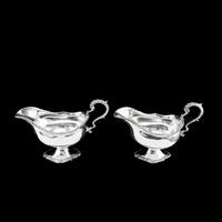 Pair of Georgian Solid Silver Pedestal Sauce Boats - William Collins 1774 (5 of 24) Pair of Georgian Solid Silver Pedestal Sauce Boats - William Collins 1774 (5 of 24)
