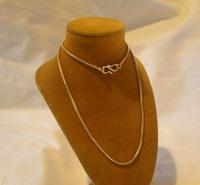 Vintage Silver Necklace 1970s Box Link Unusual Shepherds Hook Clasp (2 of 8) Vintage Silver Necklace 1970s Box Link Unusual Shepherds Hook Clasp (2 of 8)