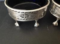 Pair of Hester Bateman Georgian Silver Table Salts - 1785 (2 of 8) Pair of Hester Bateman Georgian Silver Table Salts - 1785 (2 of 8)